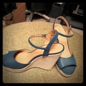 Beautiful blue wedges